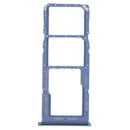Original SIM Card Tray + SIM Card Tray + Micro SD card tray for Samsung Galaxy M32 5G SM-M326B (Blue)