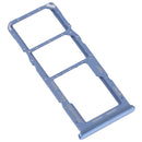 Original SIM Card Tray + SIM Card Tray + Micro SD card tray for Samsung Galaxy M32 5G SM-M326B (Blue)