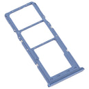 Original SIM Card Tray + SIM Card Tray + Micro SD card tray for Samsung Galaxy M32 5G SM-M326B (Blue)