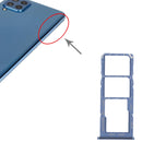 Original SIM Card Tray + SIM Card Tray + Micro SD card tray for Samsung Galaxy M32 5G SM-M326B (Blue)