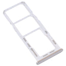 Original SIM Card Tray + SIM Card Tray + Micro SD card tray for Samsung Galaxy M32 5G SM-M326B (White)