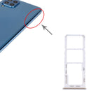 Original SIM Card Tray + SIM Card Tray + Micro SD card tray for Samsung Galaxy M32 5G SM-M326B (White)