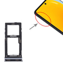 Original SIM Card Tray + SIM Card Tray / Micro SD card tray for Samsung Galaxy M52 5G SM-M526B(Black)