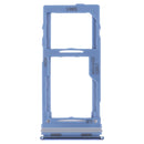 Original SIM Card Tray + SIM Card Tray / Micro SD card tray for Samsung Galaxy M52 5G SM-M526B(Blue)
