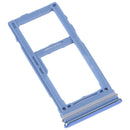 Original SIM Card Tray + SIM Card Tray / Micro SD card tray for Samsung Galaxy M52 5G SM-M526B(Blue)
