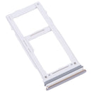 Original SIM Card Tray + SIM Card Tray / Micro SD card tray for Samsung Galaxy M52 5G SM-M526B(White)