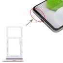 Original SIM Card Tray + SIM Card Tray / Micro SD Card Tray for Samsung Galaxy A73 5G SM-A736B(White)