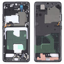 Middle Frame Bezel Plate for Samsung Galaxy S21 Ultra 5G SM-G998B(Black)