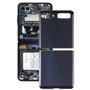 Glass Battery Back Cover for Samsung Galaxy Z Flip 4G SM-F700(Black)