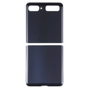 Glass Battery Back Cover for Samsung Galaxy Z Flip 4G SM-F700(Black)