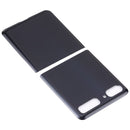 Glass Battery Back Cover for Samsung Galaxy Z Flip 4G SM-F700(Black)