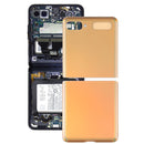 Glass Battery Back Cover for Samsung Galaxy Z Flip 4G SM-F700(Gold)