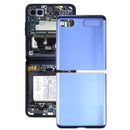 Glass Battery Back Cover for Samsung Galaxy Z Flip 4G SM-F700(Blue)