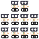 10 PCS Camera Lens Cover for Galaxy A20 (Black)