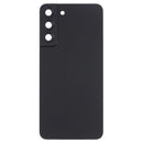 Battery Back Cover with Camera Lens Cover for Samsung Galaxy S22+ 5G SM-S906B(Black)