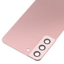 Battery Back Cover with Camera Lens Cover for Samsung Galaxy S22+ 5G SM-S906B(Pink)