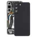 Battery Back Cover with Camera Lens Cover for Samsung Galaxy S22 5G SM-S901B(Black)