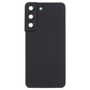 Battery Back Cover with Camera Lens Cover for Samsung Galaxy S22 5G SM-S901B(Black)