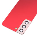 Battery Back Cover with Camera Lens Cover for Samsung Galaxy S22 5G SM-S901B(Red)