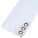Battery Back Cover with Camera Lens Cover for Samsung Galaxy S22 5G SM-S901B(White)