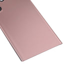 Battery Back Cover with Camera Lens Cover for Samsung Galaxy S22 Ultra 5G SM-S908B(Pink)