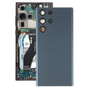Battery Back Cover with Camera Lens Cover for Samsung Galaxy S22 Ultra 5G SM-S908B(Green)