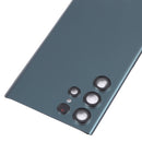 Battery Back Cover with Camera Lens Cover for Samsung Galaxy S22 Ultra 5G SM-S908B(Green)