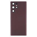 Battery Back Cover with Camera Lens Cover for Samsung Galaxy S22 Ultra 5G SM-S908B(Purple)