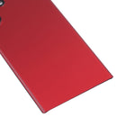 Battery Back Cover with Camera Lens Cover for Samsung Galaxy S22 Ultra 5G SM-S908B(Red)