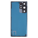 Battery Back Cover with Camera Lens Cover for Samsung Galaxy S22 Ultra 5G SM-S908B(White)