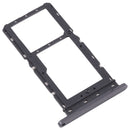 SIM Card Tray + SIM Card Tray / Micro SD Card Tray for Samsung Galaxy Tab A8 10.5 2021 SM-X200/X205(Black)