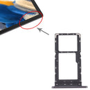 SIM Card Tray + SIM Card Tray / Micro SD Card Tray for Samsung Galaxy Tab A8 10.5 2021 SM-X200/X205(Black)