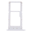SIM Card Tray + SIM Card Tray / Micro SD Card Tray for Samsung Galaxy Tab A8 10.5 2021 SM-X200/X205(White)