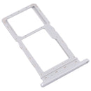 SIM Card Tray + SIM Card Tray / Micro SD Card Tray for Samsung Galaxy Tab A8 10.5 2021 SM-X200/X205(White)