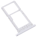 SIM Card Tray + SIM Card Tray / Micro SD Card Tray for Samsung Galaxy Tab A8 10.5 2021 SM-X200/X205(White)