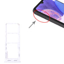 Original SIM Card Tray + SIM Card Tray + Micro SD Card Tray for Samsung Galaxy A23 SM-A235(White)