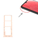Original SIM Card Tray + SIM Card Tray + Micro SD Card Tray for Samsung Galaxy A13 SM-A135 (Pink)