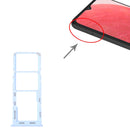 Original SIM Card Tray + SIM Card Tray + Micro SD Card Tray for Samsung Galaxy A13 SM-A135 (Blue)