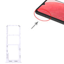 Original SIM Card Tray + SIM Card Tray + Micro SD Card Tray for Samsung Galaxy A13 SM-A135 (White)