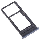 Original SIM Card Tray + Micro SD Card Tray for Samsung Galaxy M53 SM-M536B (Black)