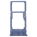 Original SIM Card Tray + Micro SD Card Tray for Samsung Galaxy M53 SM-M536B (Blue)