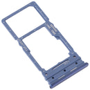 Original SIM Card Tray + Micro SD Card Tray for Samsung Galaxy M53 SM-M536B (Blue)