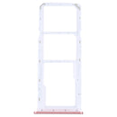 For Samsung Galaxy A04 SM-A045F Original SIM Card Tray + SIM Card Tray + Micro SD Card Tray (Pink)