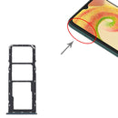 For Samsung Galaxy A04 SM-A045F Original SIM Card Tray + SIM Card Tray + Micro SD Card Tray (Green)