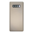 Back Cover with Camera Lens Cover for Galaxy Note 8(Gold)