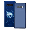 Back Cover with Camera Lens Cover for Galaxy Note 8(Blue)