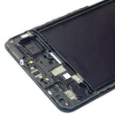 Front Housing LCD Frame Bezel Plate for Galaxy A7 (2018) / A750(Black)