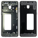 Front Housing LCD Frame Bezel Plate for Galaxy A8+ (2018), A730F, A730F/DS(Black)