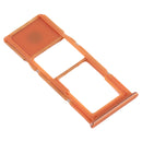 SIM Card Tray + Micro SD Card Tray for Galaxy A20 A30 A50 (Orange)