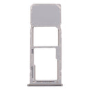 SIM Card Tray + Micro SD Card Tray for Galaxy A20 A30 A50 (Silver)